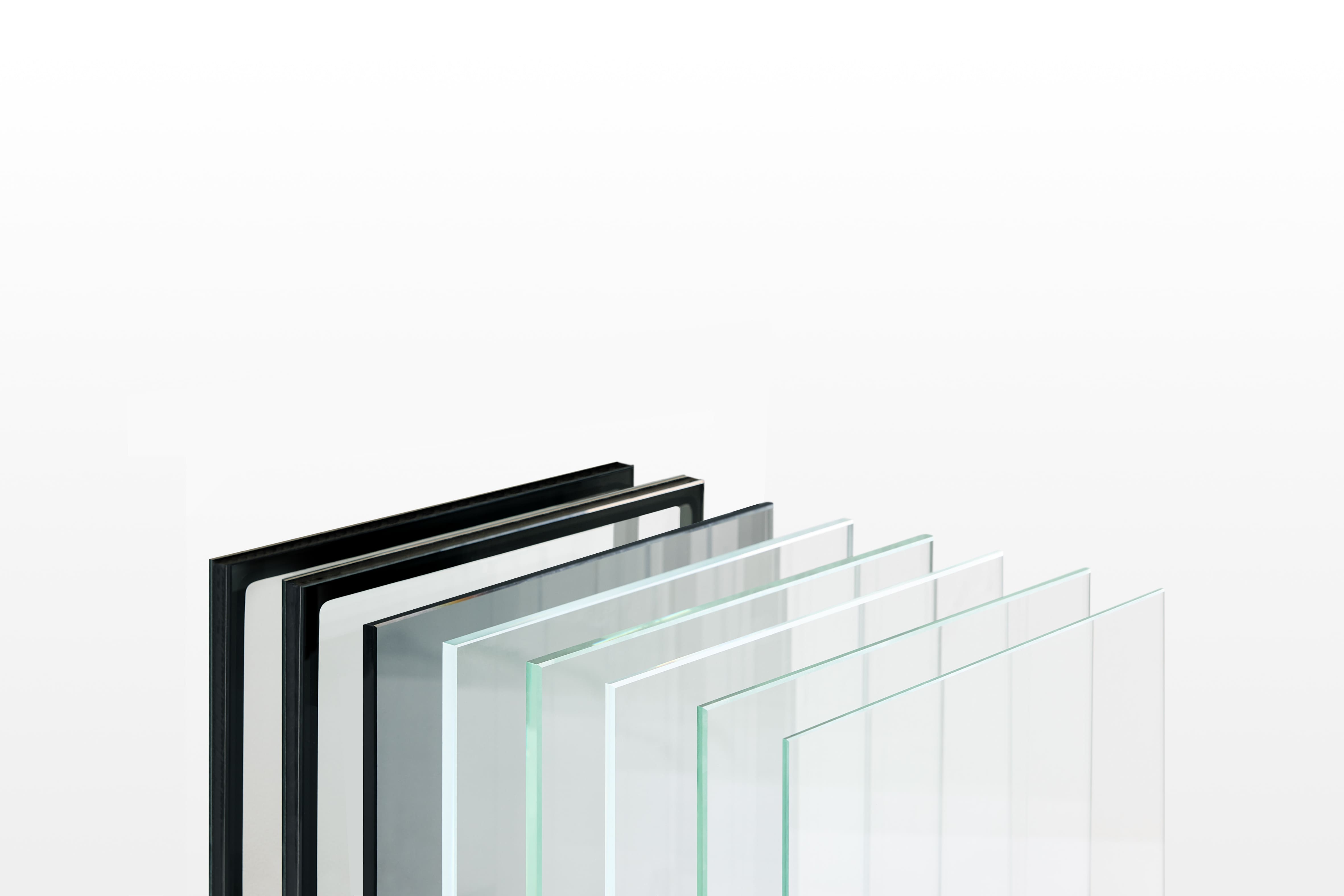 Cut-to-size processed glass panels ready for trade supply